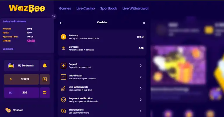 קטגוריות משחקים ב-Wazbee