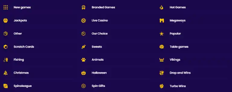 קטגוריות משחקים ב-Wazbee